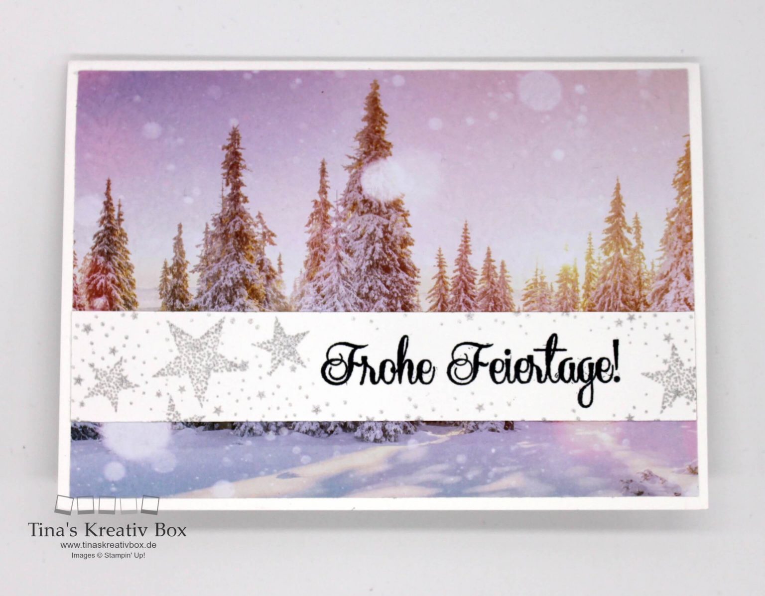 45+ Spruch winterzauber , Schlichte Weihnachtskarte Winterzauber tinaskreativbox