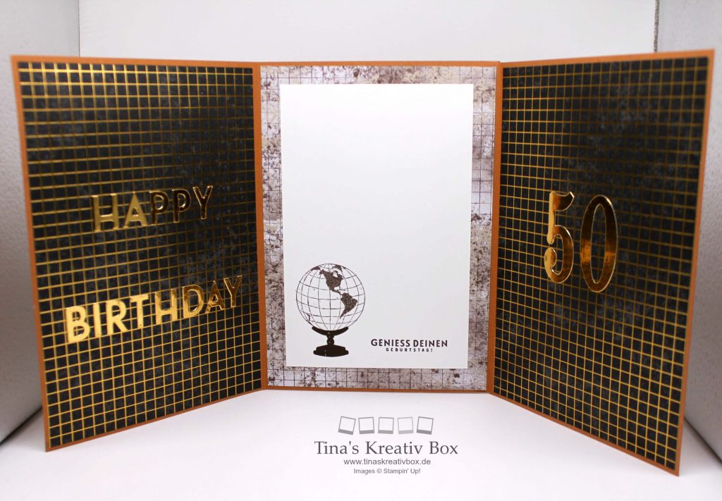 Karte Zum 50 Geburtstag Tinaskreativbox